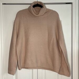 Divided by H&M Pink Knit Turtleneck Sweater